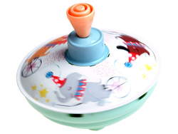 Metalowy BĄCZEK tradycyjna zabawka bąk dla dzieci