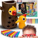 DZIĘCIOŁ I ROBACZKI GRA ZRĘCZNOŚCIOWA MAGNETYCZNA DLA DZIECI CAŁEJ RODZINY