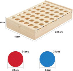 Drewniana Gra Line Up 4 W Linii Rzędzie Logiczna Układanka Ułóż Kolory Duża