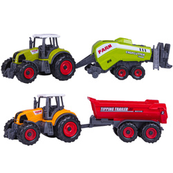 Ciągnik Traktor maszyny rolnicze 6w1 zestaw farmer