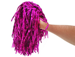 Pompony dla cheerleaderek czirliderki 2szt. kolor zielony