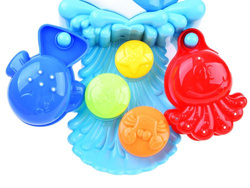 Wieloryb zabawka do kąpieli + kubeczki ZA2936