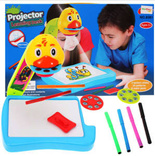 PROJEKTOR RZUTNIK TABLICA DO RYSOWANIA MALOWANIA SLAJDY WZORY KACZUSZKA