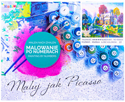 Obraz do MALOWANIE PO NUMERACH Na Krośnie Prezent