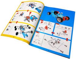 KLOCKI KONSTRUKCYJNE KREATYWNE EDUKACYJNE POJAZDY MAŁY KONSTRUKTOR 8W1