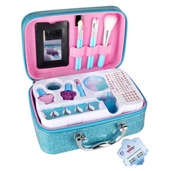 ZESTAW PIĘKNOŚCI I KOSMETYKI MALOWIDŁA W KUFERKU DO MALOWANIA DLA DZIECI