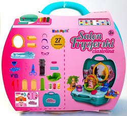 Fryzjer MASA plastyczna SALON FRYZJERSKI + WALIZKA