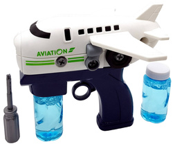 PISTOLET NA BAŃKI MASZYNA SAMOLOT APARAT DO ROBIENIA BANIEK + PŁYN