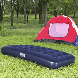 MATERAC DMUCHANY ŁÓŻKO DMUCHANE DO SPANIA DOMU WELUR TURYSTYCZNY POD NAMIOT