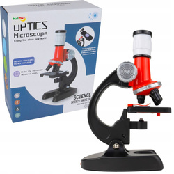 MIKROSKOP NAUKOWY DO ZABAWY UCZNIOWSKI AKCESORIA