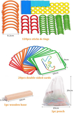 UKŁADANKA MONTESSORI DREWNIANE PUZZLE KREATYWNE DLA DZIECI NA PREZENT