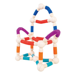 RURKI KONSTRUKCYJNE MAGNETYCZNE KLOCKI UKŁADANKA ZABAWKA ZESTAW DLA DZIECI