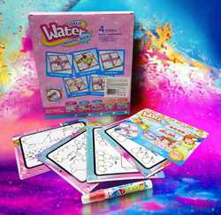 KOLOROWANKA książka WODNA ' Na zakupach ' do nauki