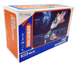Rakieta z projektorem planet Zestaw kosmiczny STACJA Astronauta UFO Robot