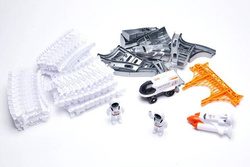 Tor kosmiczny elastyczny samochodowy Astronauci łazik RAKIETA prom 202 elem