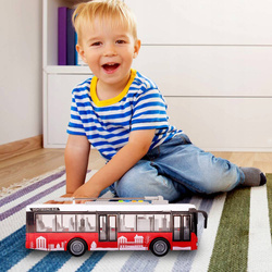 AUTOBUS TROLEJBUS ELEKTRYCZNY MIEJSKI ŚWIATŁA DŹWIĘKI OTWIERANE DRZWI