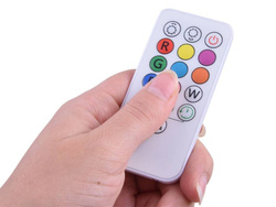 Słonik Silikonowa lampka nocna led + pilot ZA3296