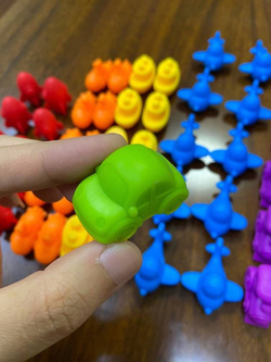 Gra POJAZDY DO NAUKI KOLORÓW LICZENIA Zestaw TUBA