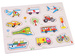 Puzzle drewniane POJAZDY układanka 12 ele ZA4720