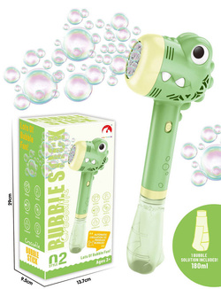PISTOLET NA BAŃKI MYDLANE DINO DINOZAUR MASZYNA DO BANIEK z PŁYNEN prezent