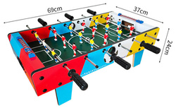 PIŁKARZYKI STOŁOWE Gra ZESTAW DO GRY W FOOTBALL PIŁKA NOŻNA STÓL z DREWNA