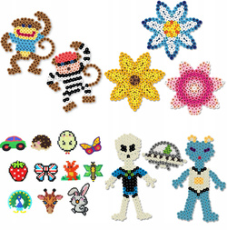 Koraliki Do Prasowania Zestaw XXXL Szablony kuferek PREZENT ŚWIĘTA GWIAZDKA