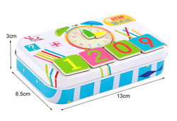 Gra Edukacyjna Zestaw do Nauki Liczenia PATYCZKI i Zegar Magnetyczne Liczby