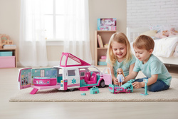 KAMPER MEDYCZNY AUTO AMBULANS SZPITAL LEKARZ PIELĘGNIARKA DLA DZIECI +LALKA