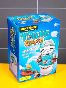 ŚMIESZNA GRA WESOŁY SEDES TOALETA ŚMIESZNA ZABAWKA KUPA PRANK