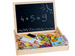 TABLICA DLA DZIECI MAGNETYCZNA KREDOWA 3w1 UKŁADANKA DREWNIANA PUZZLE FARMA
