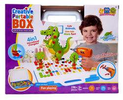 ZOO UKŁADANKA W 3D MOZAIKA WKRĘTARKA ZWIERZĘTA ZABAWKA I PREZENT DLA DZIECI