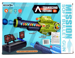 PISTOLET KARABIN na KULKI NABOJE z tablicą DO CELU