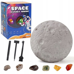 SKAMIELINA KSIĘŻYC DLA DZIECI KOPALNIA KRYSZTAŁÓW ZABAWKA KRYSZTAŁY PREZENT