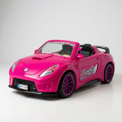 KABRIOLET AUTO DLA LALKI LALEK RÓŻOWY ZESTAW ZABAWKA LALKA DLA DZIEWCZYNKI