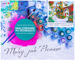 Malowanie po numerach Obraz olejny krosno dzieci