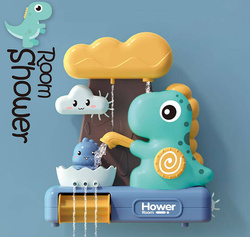 DINO ZABAWKA DO KĄPIELI WODY POD PRYSZNIC NA BASEN FONTANNA DINOZAUR