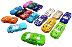 ZESTAW AUTEK Resoraki Autka Metalowe Samochodziki GARBUSEK cabrio AUTA 16sz