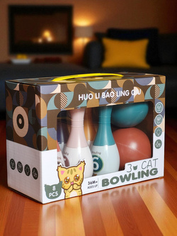 SPORTOWA GRA W KRĘGLE ZESTAW Z KULA AKCESORIAMI DO GRY ZABAWY DLA DZIECI XL