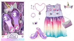 PRZEBRANIE STRÓJ JEDNOROŻCA DLA DZIEWCZYN DZIECI ZESTAW PREZENT NA BAL XXL