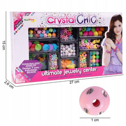 KORALIKI ZESTAW KREATYWNY ZESTAW DO TWORZENIA BRANSOLETKEK DLA DZIECI