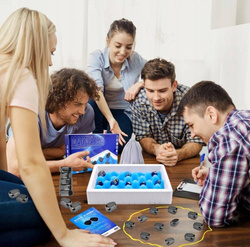 Kamienie magnetyczne Gra w szachy PLANSZOWA magnesy logiczna z magnesami