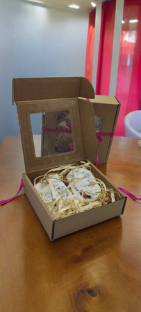 Box prezentowy 2 zawieszki sojowe Aromaterapia dzień Matki Urodziny