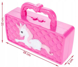 ZESTAW DO MALOWANIA MAKIJAŻU PAZNOKCI W TOREBCE