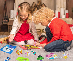 HAFT DIAMENTOWY DINOZAURY NAKLEJKI MOZAIKA KRYSZTAŁKI PREZENT DLA DZIECI