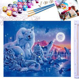 Obraz do MALOWANIE PO NUMERACH Na Krośnie Prezent