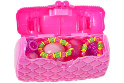 TOREBKA Na Kosmetyki KUFEREK ze Świecącym SERCEM