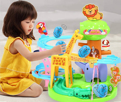 KOLEJKA marble Tor dla zwierząt KULKI ZOO RolyPoly