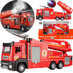 Metalowa Straż Pożarna Samochód Strażacki Zabawka Wóz Strażacki Dla Dzieci