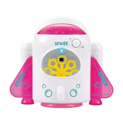 AUTOMAT DO BANIEK MYDLANYCH MASZYNA RAKIETA ZABAWKA NA BAŃKI MYDLANE + PŁYN