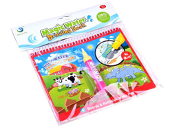 Kolorowanka wodna +PISAK zwierzęta DINOZAURY KROWA